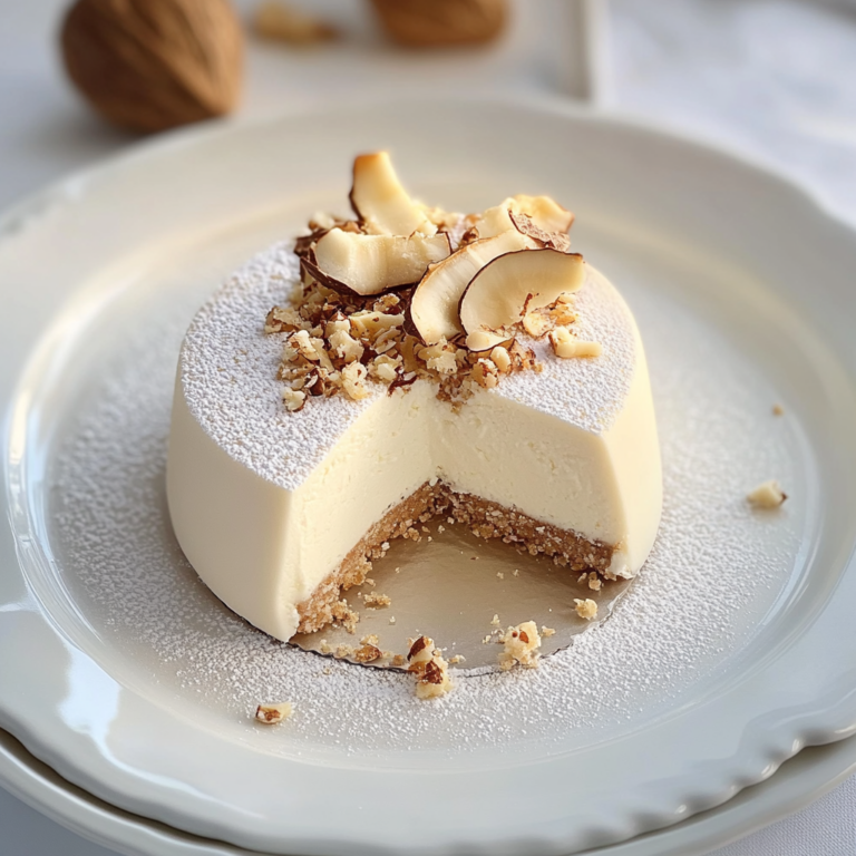 Gâteau fondant noix de coco