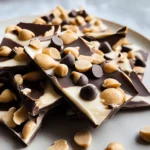 10 Minute Peanut Butter Chocolate Greek Yogurt Bark Recipe