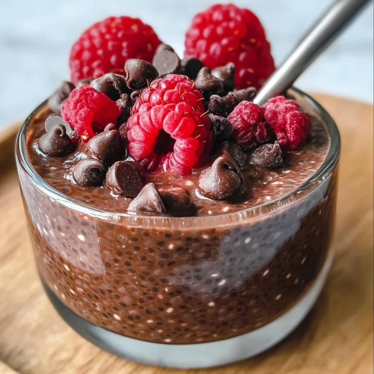 4-Ingredient Chocolate Chia Pudding