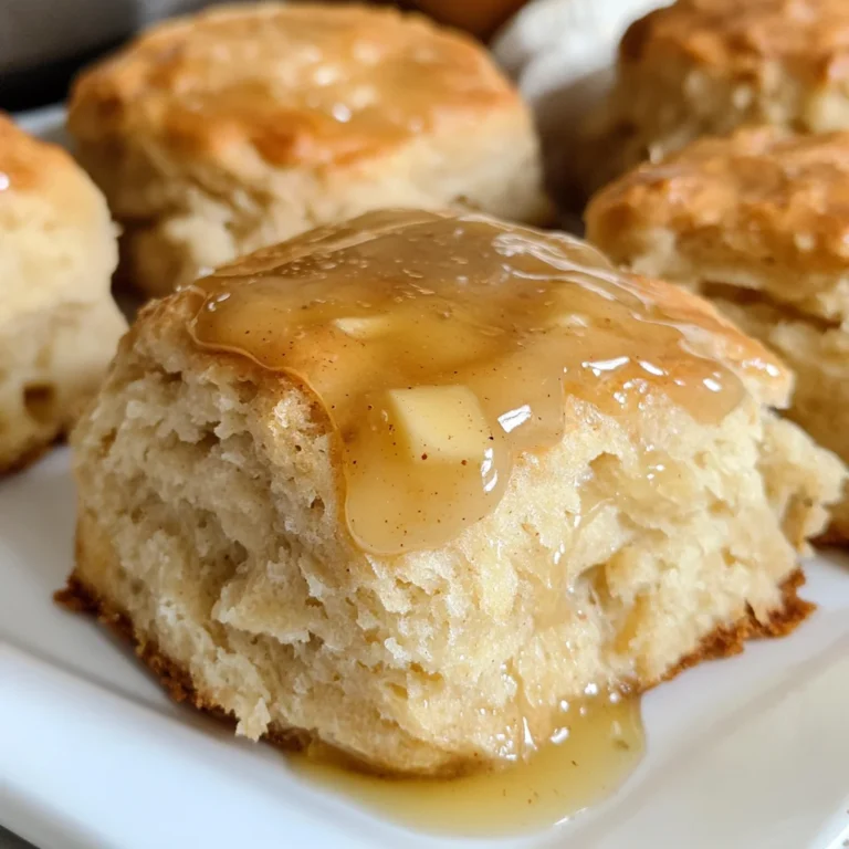Apple Biscuits with Honey Butter Glaze