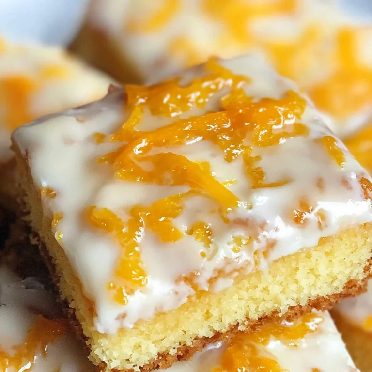 BEST Orange Drizzle Traybake Cake