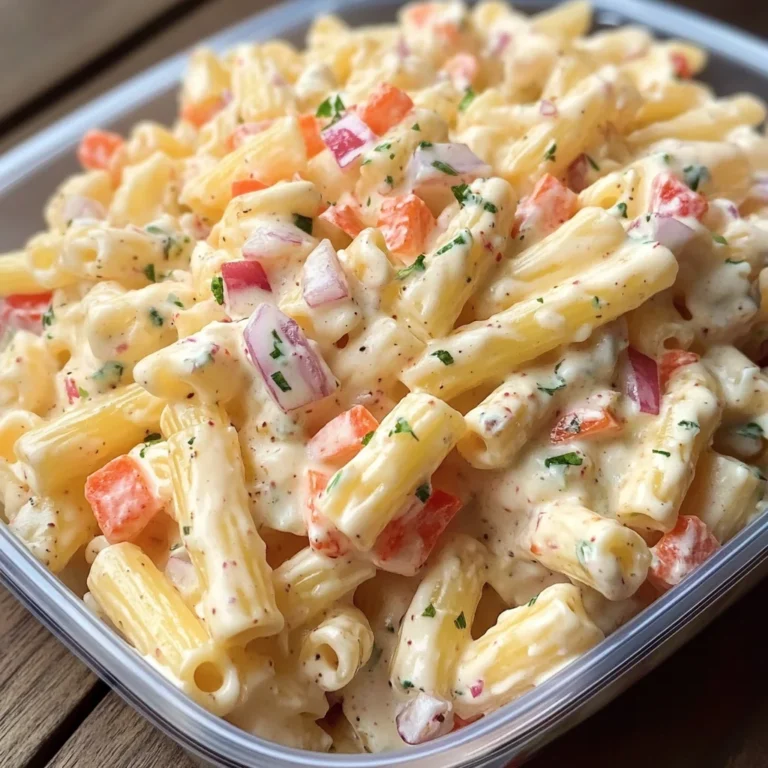 Cheddar Sour Cream Macaroni Salad Recipe