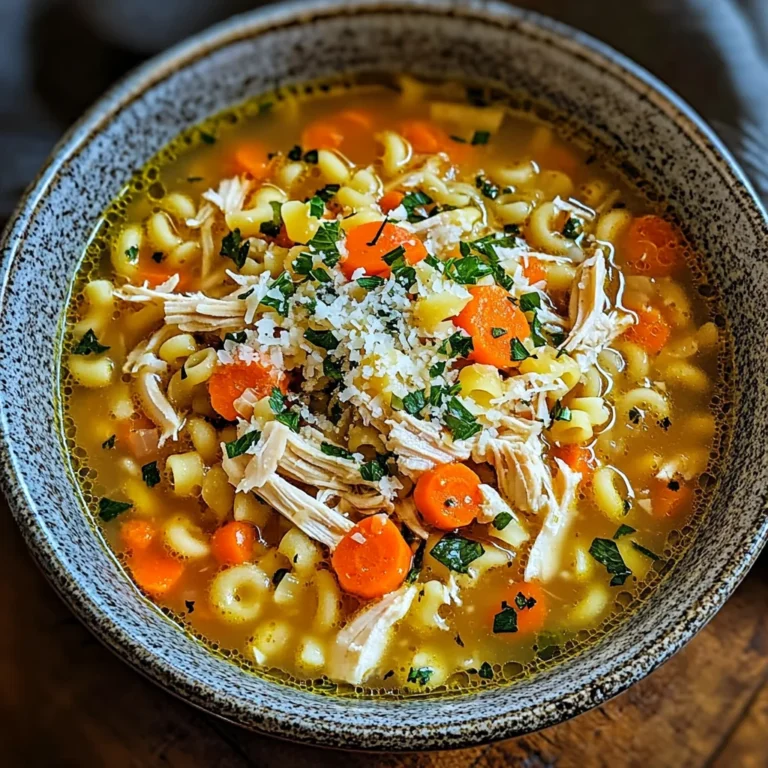 Chicken Pastina Soup Recipe
