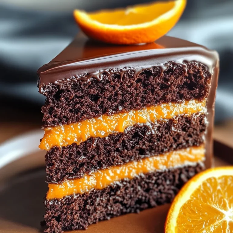 Chocolate Orange Layer Cake with Ganache: A Delightful Recipe!