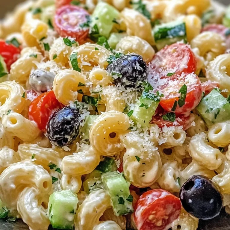 Classic Creamy Italian Macaroni Salad