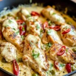 Creamy Pepperoncini Chicken Skillet Recipe - Quick & Easy