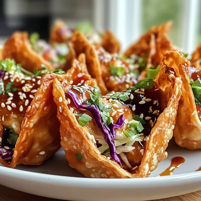 Crispy Chicken Wonton Tacos