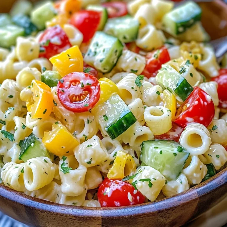 Ditalini Pasta Salad