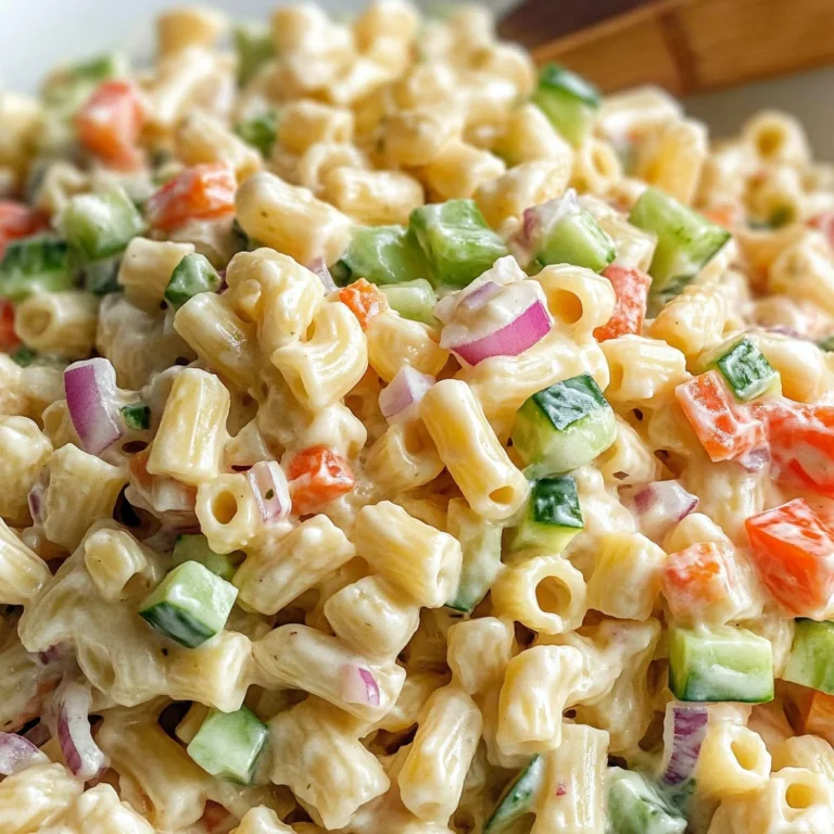 Ditalini Pasta Salad Recipe