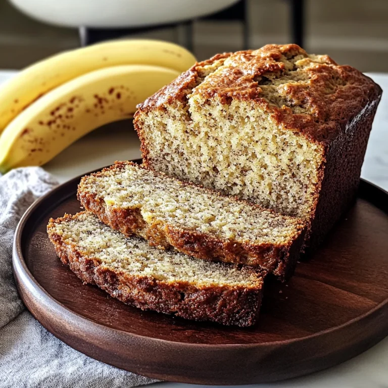 Easy Moist Banana Bread