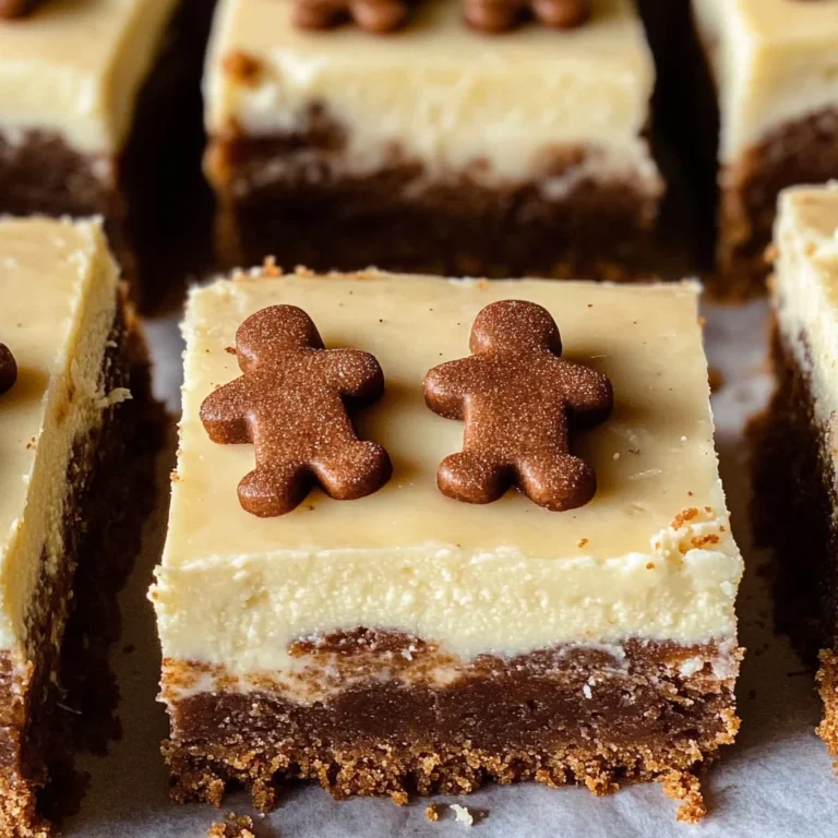 Gingerbread Cheesecake Bars