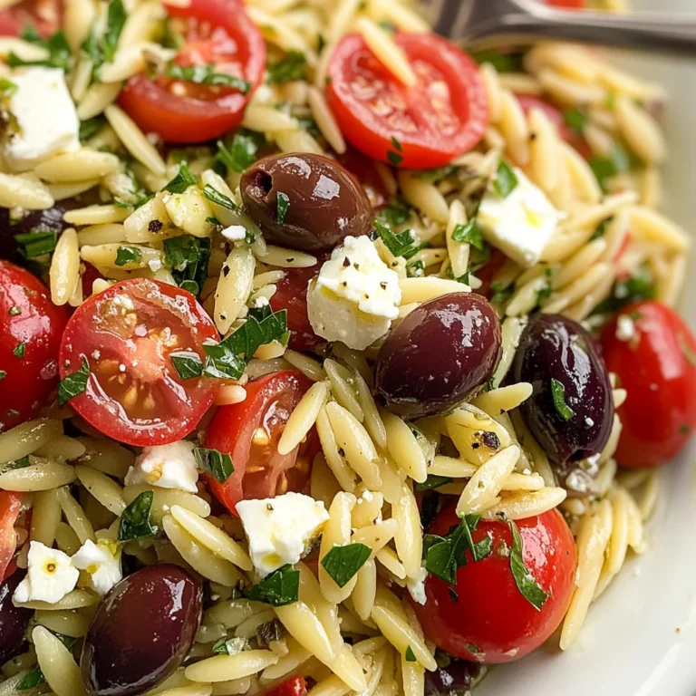 Greek Orzo Pasta Salad