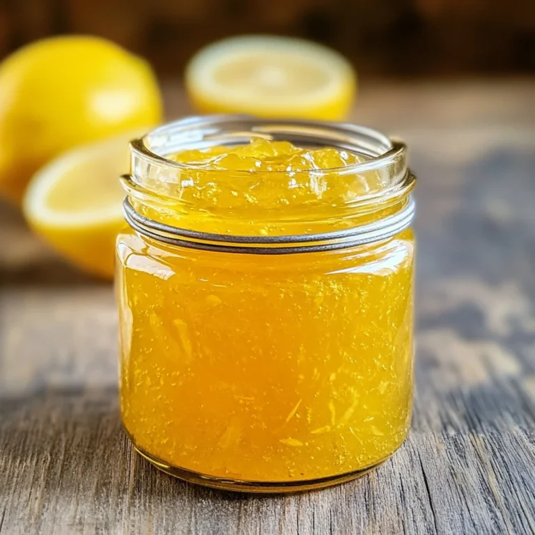 Italian Lemon Jam