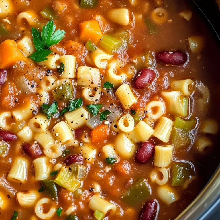 Italian Pasta Fagioli Soup