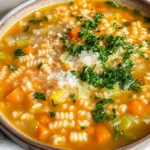 Italian Pastina Soup (Simple Vegetable Soup in 25 Minutes)