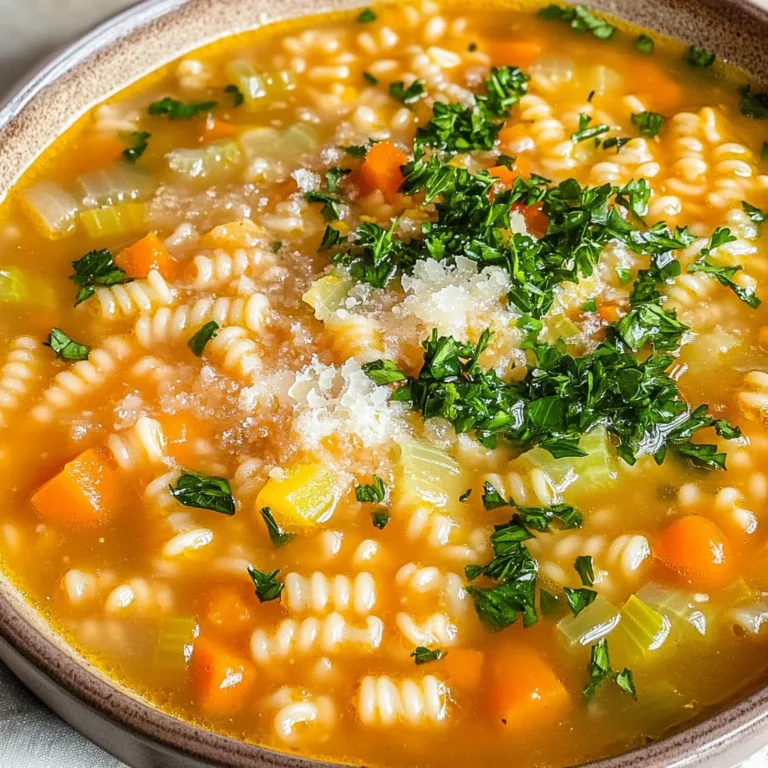 Italian Pastina Soup (Simple Vegetable Soup in 25 Minutes)