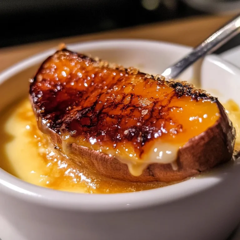 Japanese Sweet Potato Crème Brûlée