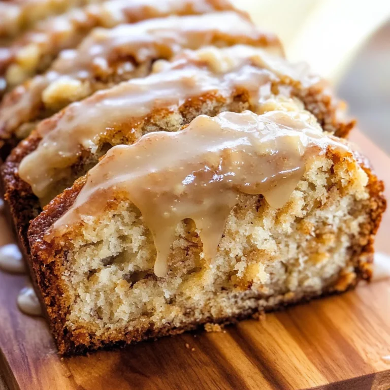 Maple Glazed Banana Bread