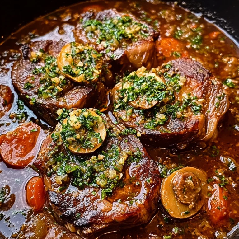 Melt-in-Your-Mouth Slowly Braised Beef Osso Buco Delight