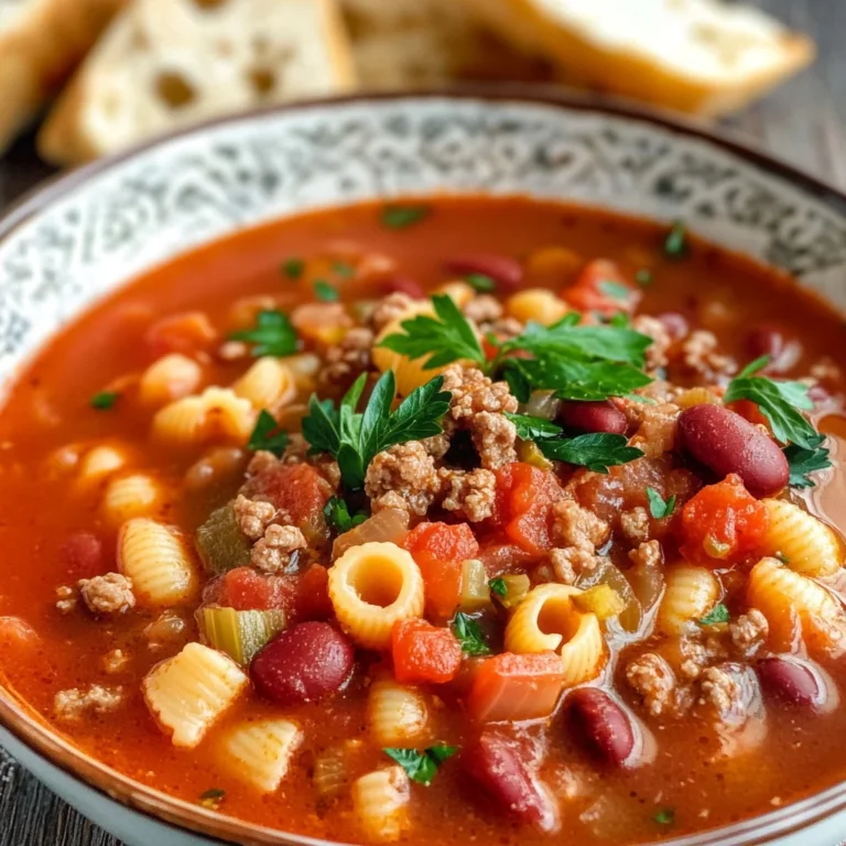 Olive Garden Pasta e Fagioli Soup (Copycat Recipe)