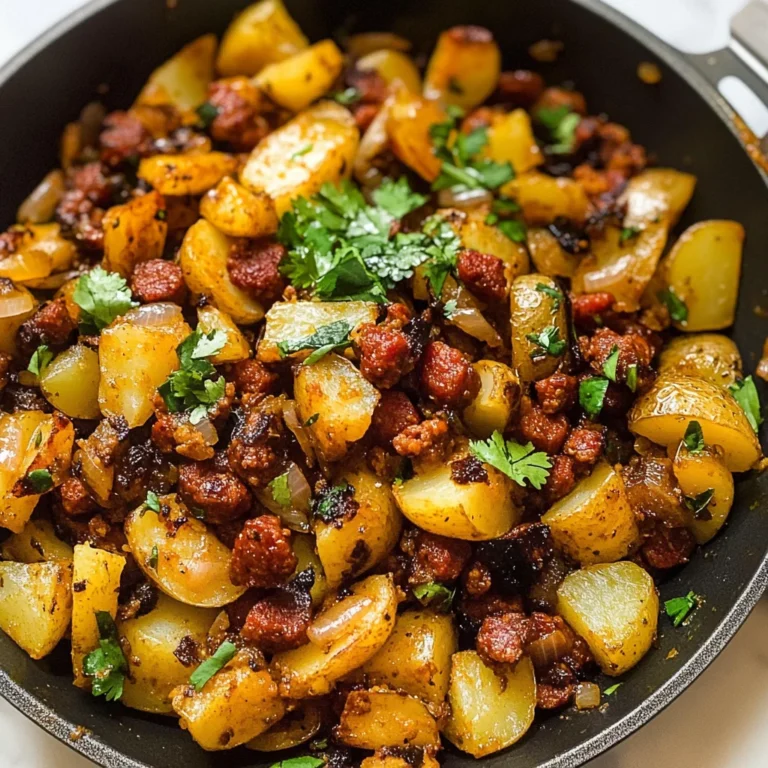 Papas con Chorizo