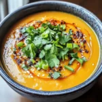 Spicy Miso Carrot Soup: Your Cozy Vegan Comfort Bowl