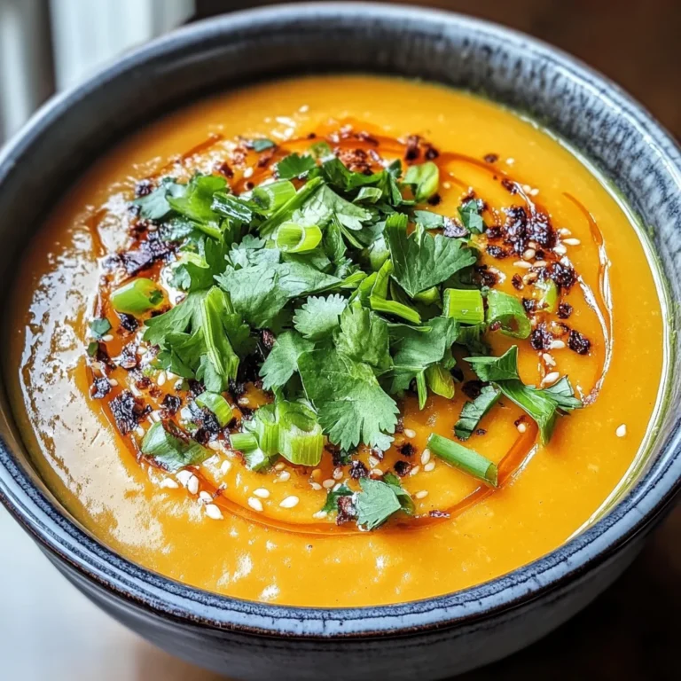 Spicy Miso Carrot Soup: Your Cozy Vegan Comfort Bowl