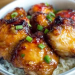 Sticky Sweet Chili Chicken Thighs in Air Fryer