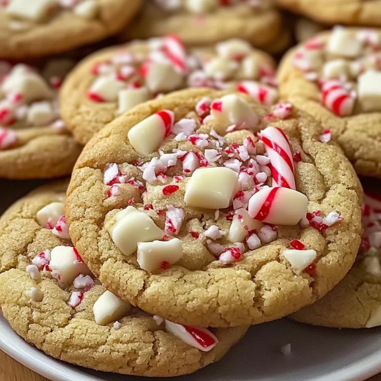 White Chocolate Candy Cane Cookies