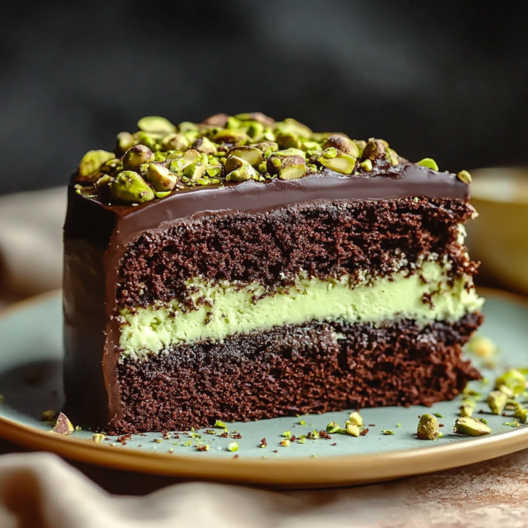 Dubai Chocolate Pistachio Cake