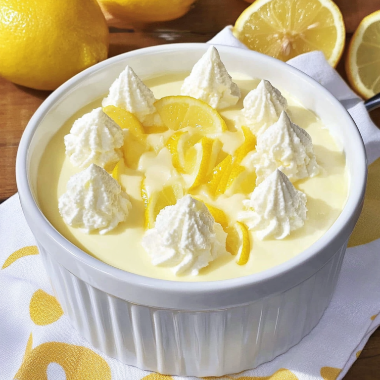 Fresh Lemon Mousse