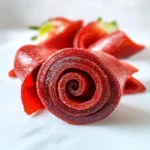 3-Ingredient Homemade Strawberry Fruit Roll-Ups