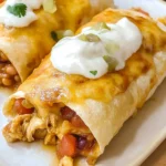 Baked Chicken Chimichanga