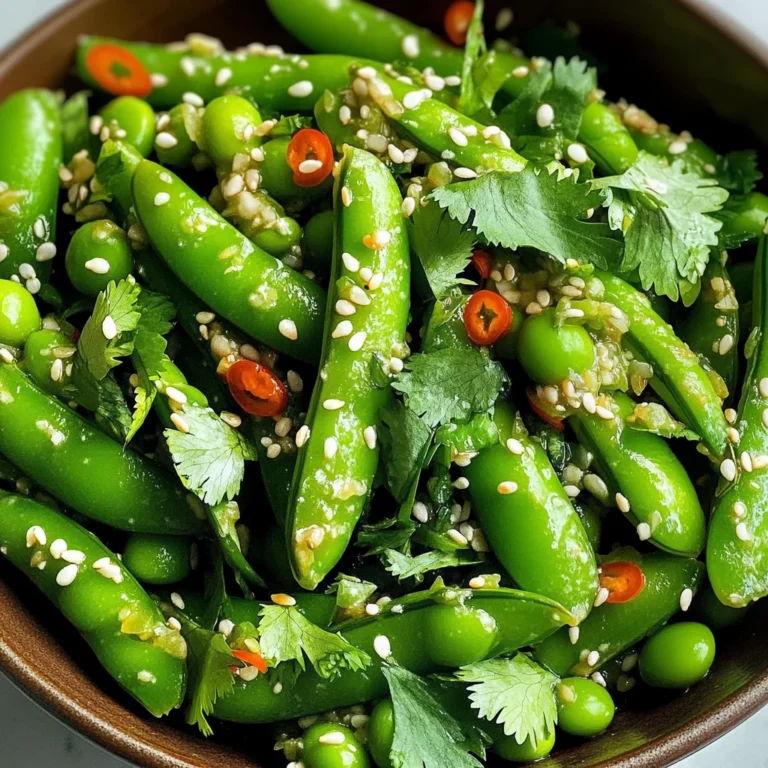 Chili Crisp Snap Pea Salad for a Fresh Spring Boost