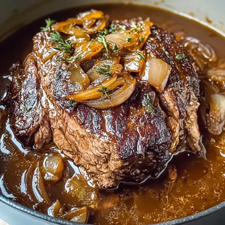 Comforting French Onion Pot Roast - theamazingfood
