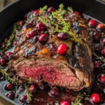 Cranberry Balsamic Roast Beef