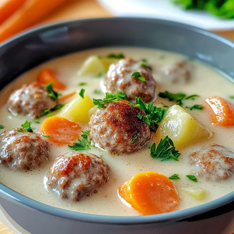 Delicious Swedish Meatball Soup Recipe