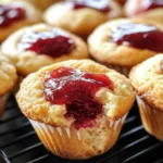 Easy Muffins Filled with Jam