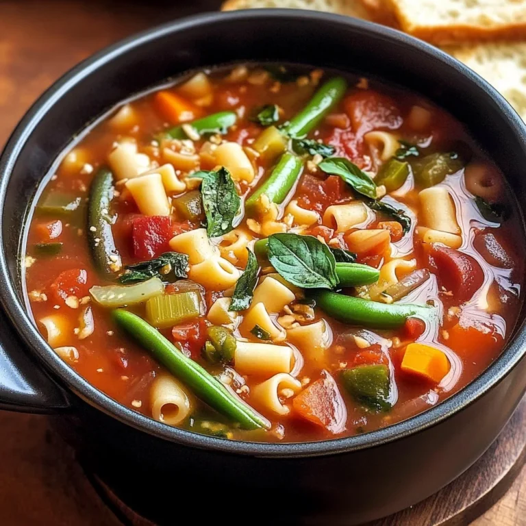 Easy Recipes: Hearty Minestrone Soup