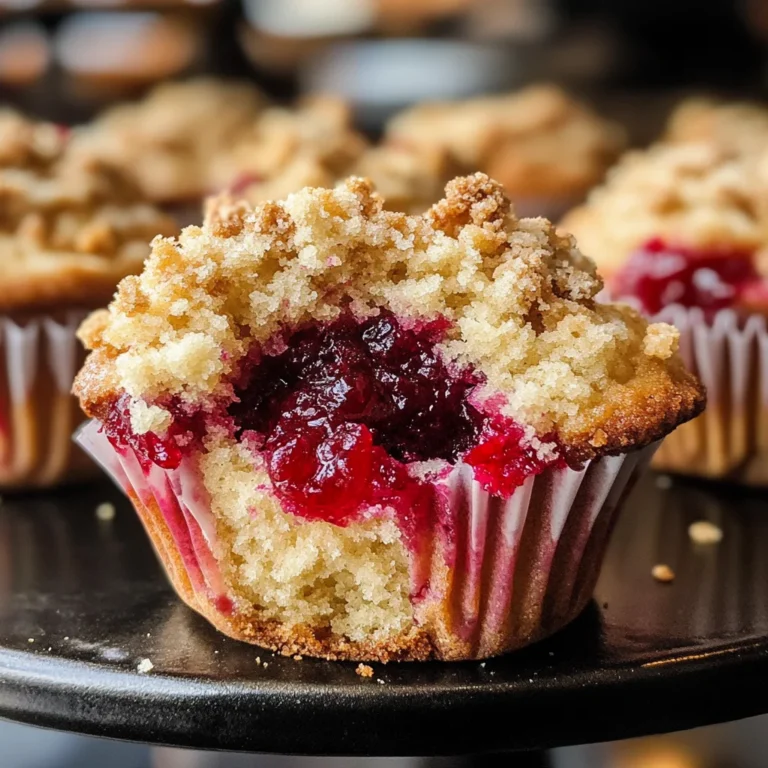 Leftover Cranberry Sauce Coffee Cake Muffins