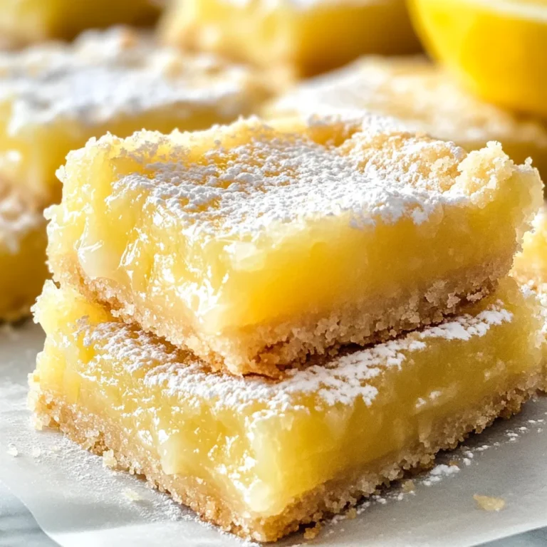 Lemon Bars (with Shortbread Crust!)