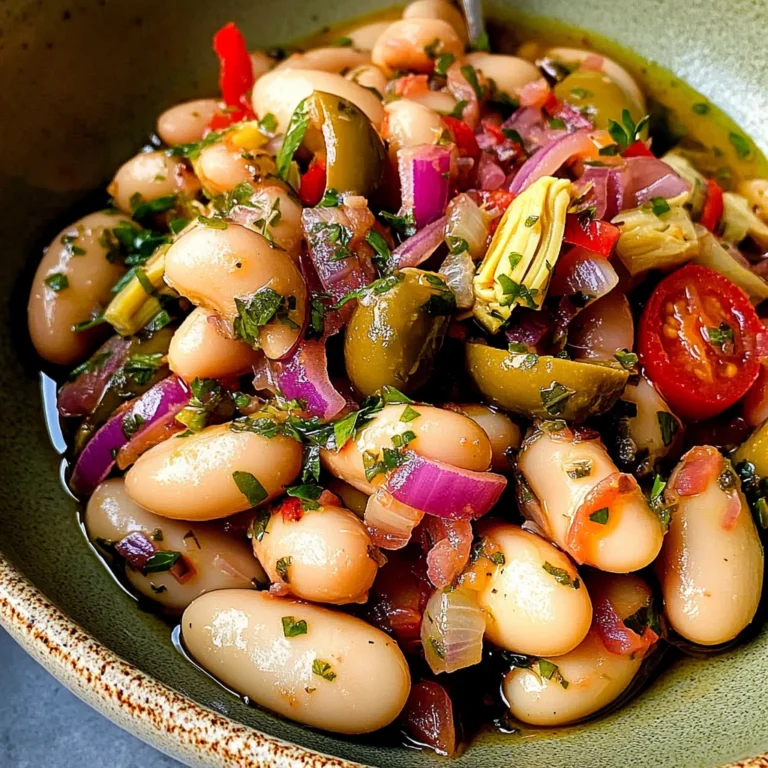 Marinated Butter Beans