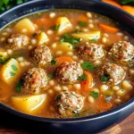 One-Pot Easy Meatball Soup the Whole Family Will Love