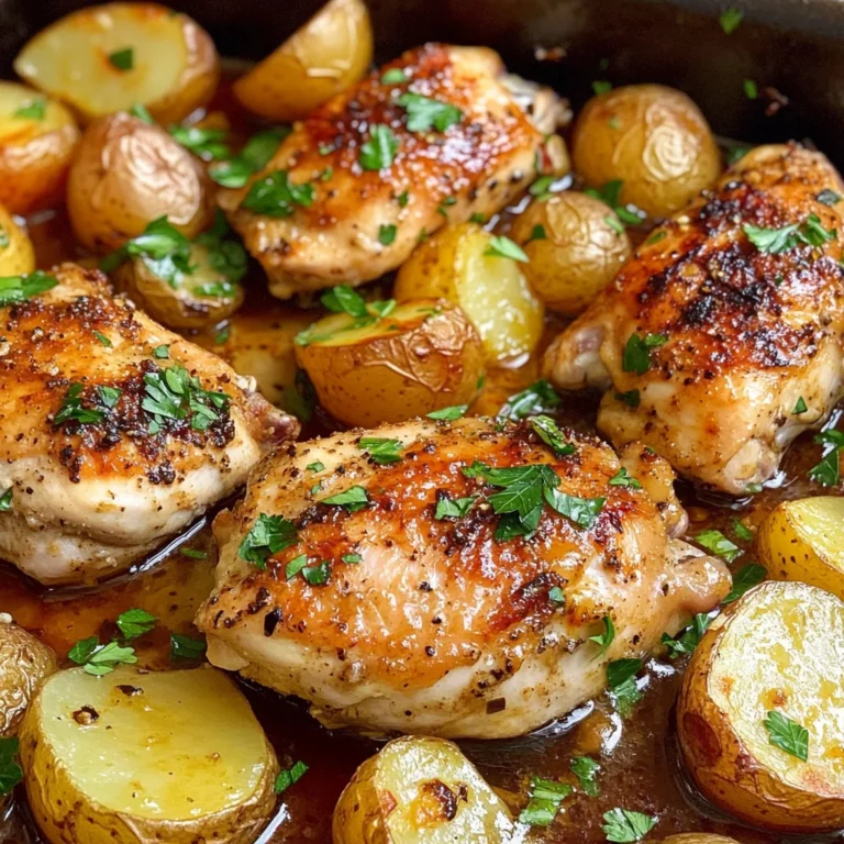 One Pan Chicken and Potatoes