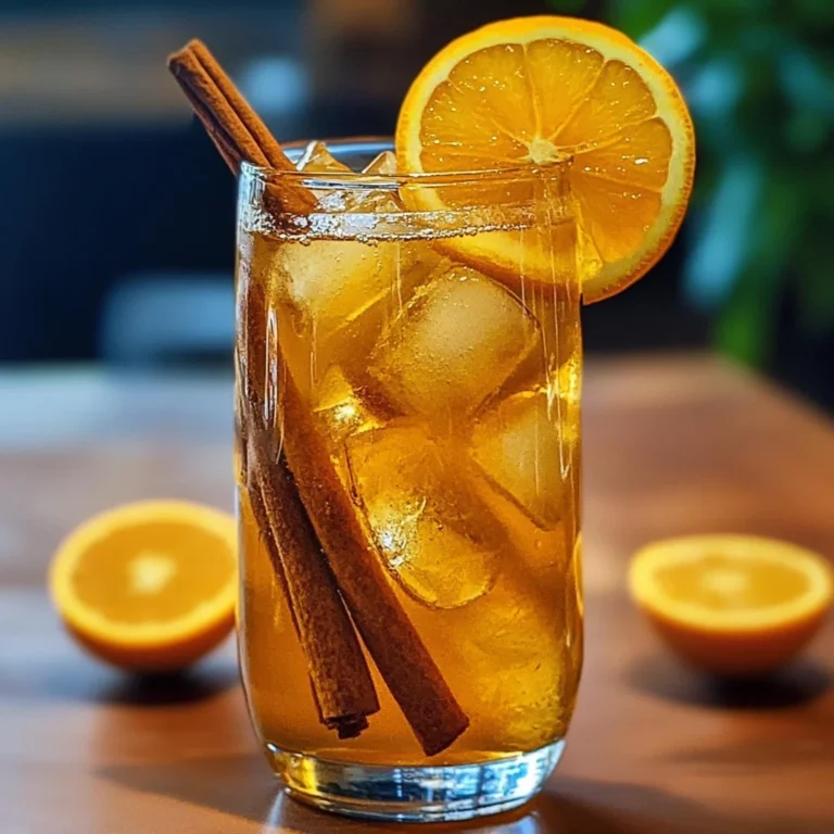 Orange Cinnamon Iced Tea