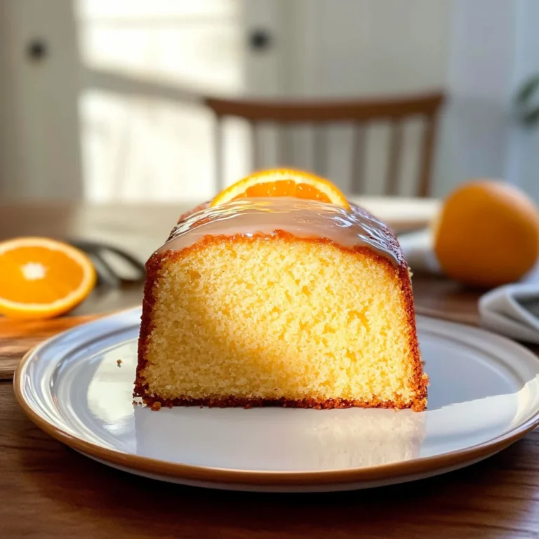 Orange Pound Cake