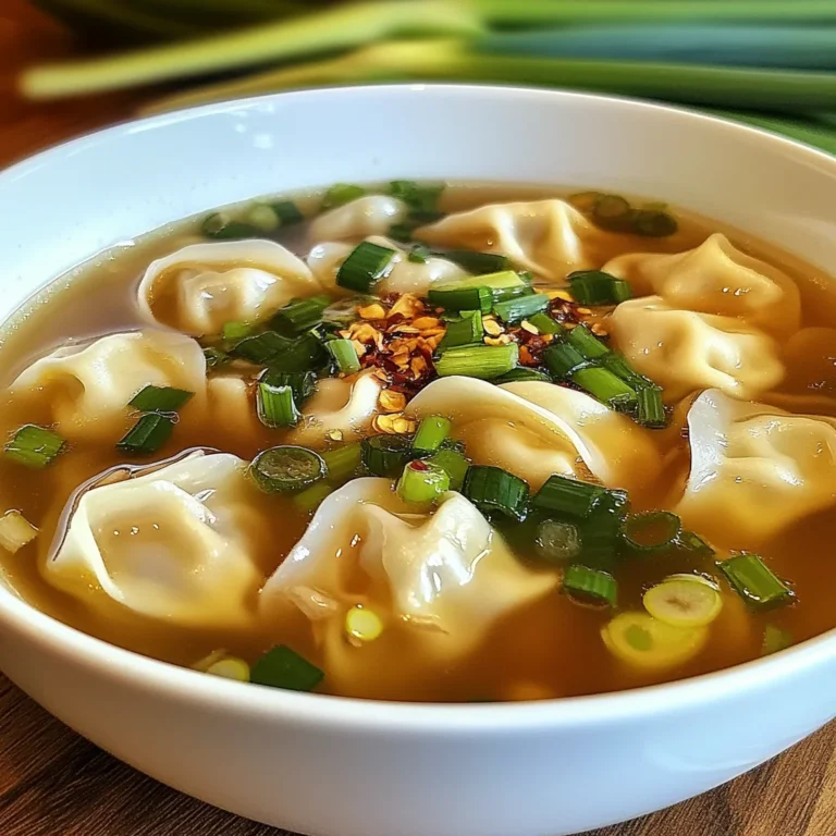 Quick & Easy Wonton Soup
