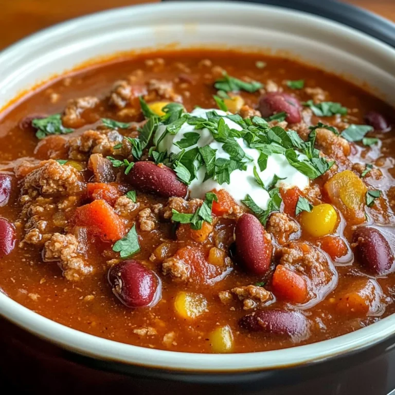 Slow Cooker Chili Recipe