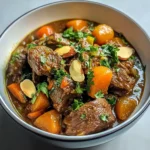 Slow Cooker Moroccan Lamb Tagine with Apricots