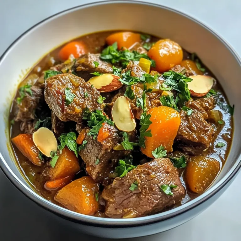 Slow Cooker Moroccan Lamb Tagine with Apricots